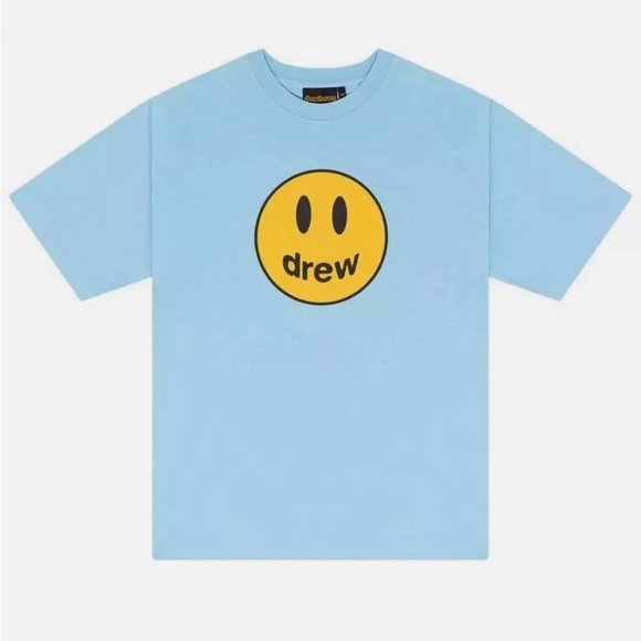 Drew House Mascot ss Tee Shirt, Sky Light  Blue , size Large - Picture 2 of 4